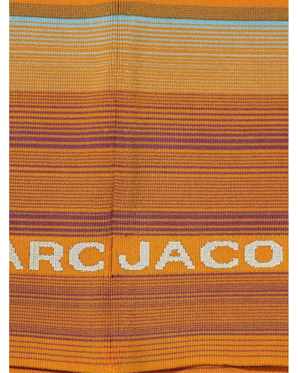 Marc Jacobs Gestreepte Mini-Rok in het Orange