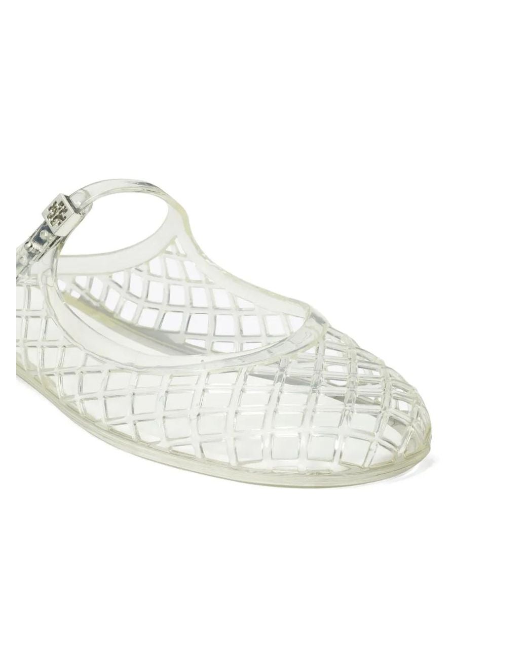 Tory Burch White Flat Shoes