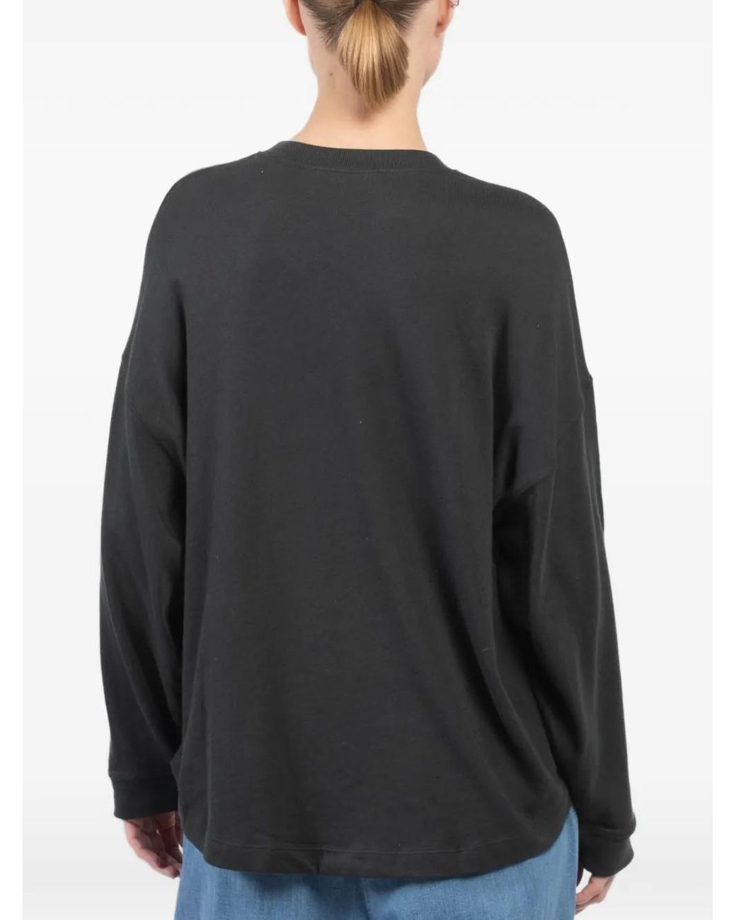 Jenni Kayne Black Long-Sleeve Sweatshirt