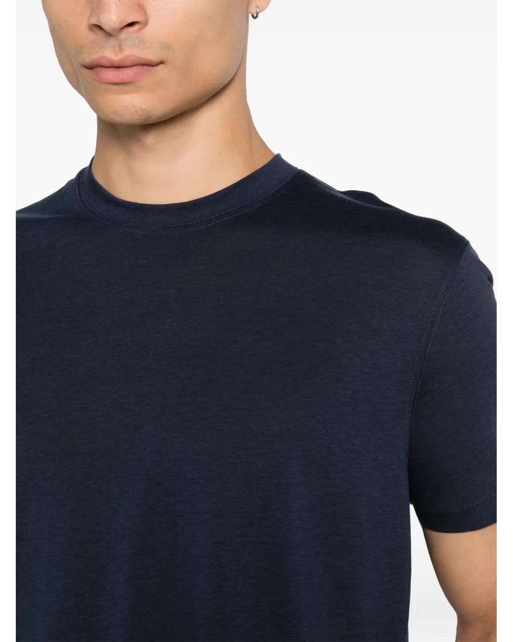 Tom Ford Blue Crew-Neck T-Shirt for men