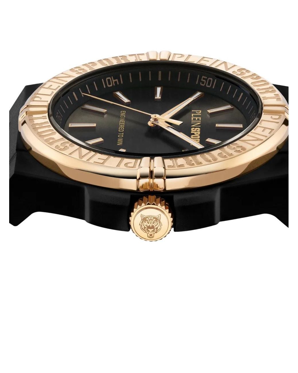 Philipp Plein Black Topring Laserstrike 42Mm Watch