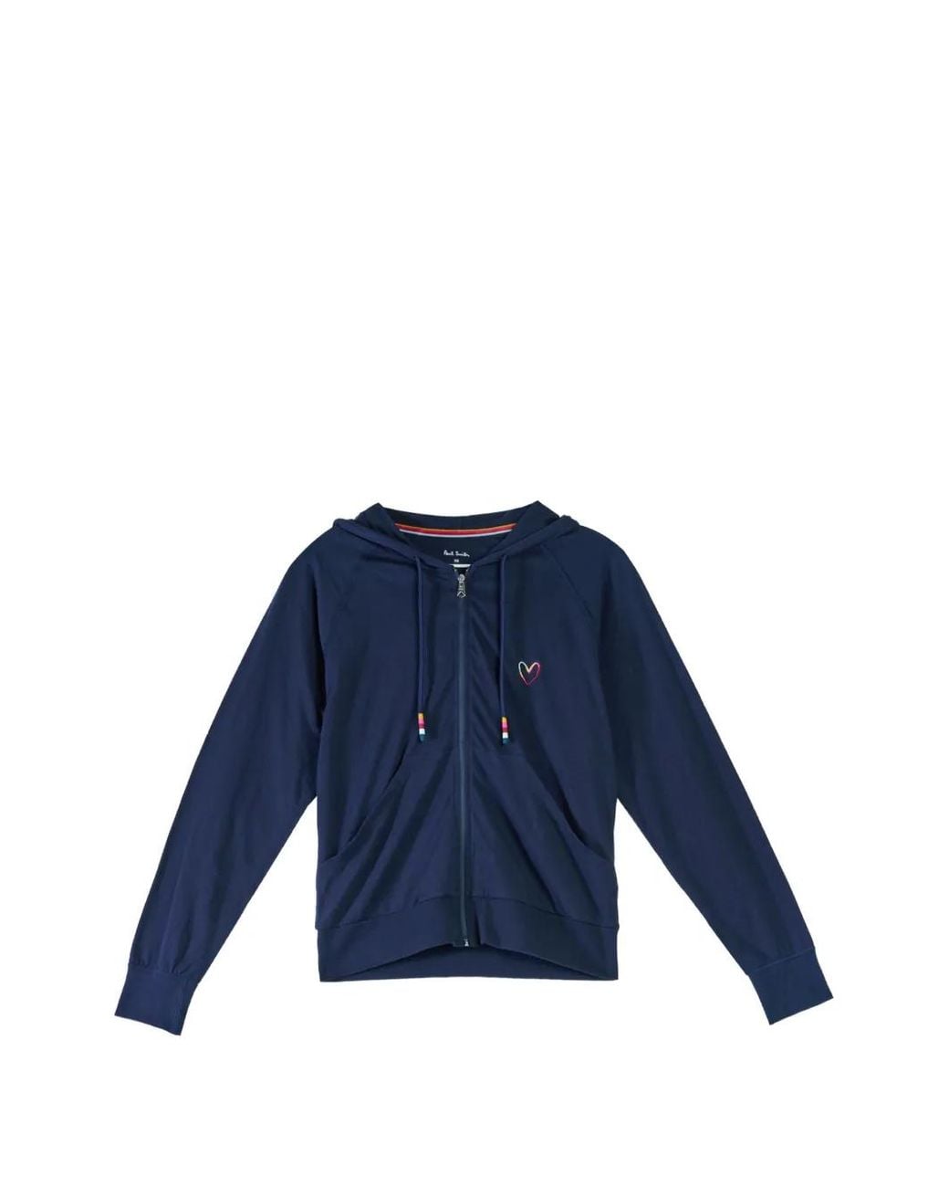 Paul Smith Blue Swirl Heart Hoodie