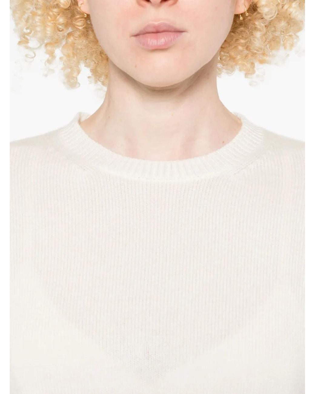 Pull À Col Rond Max Mara en coloris White