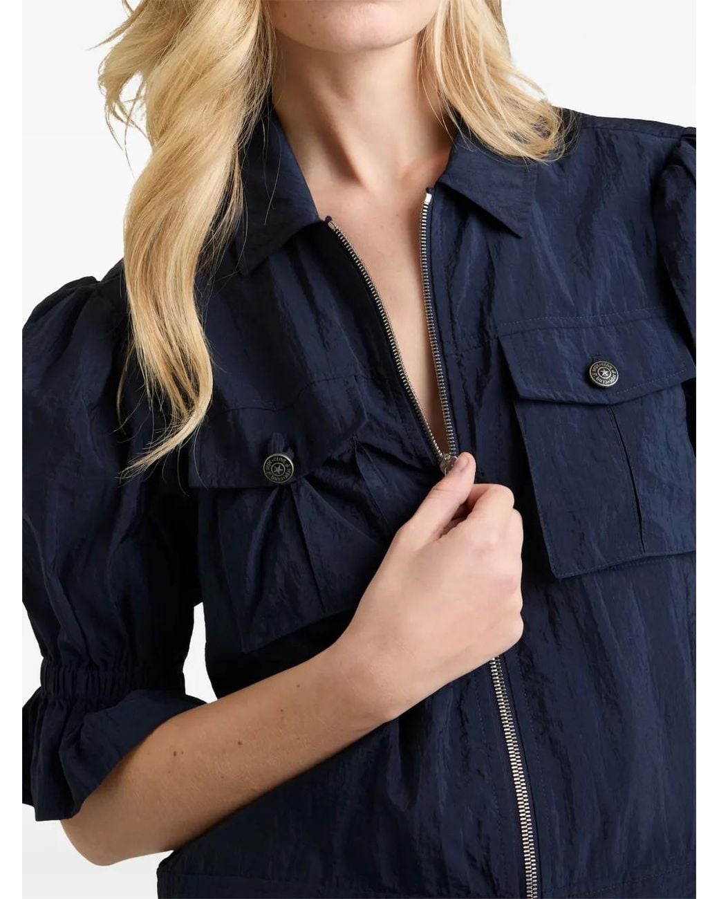 Cinq À Sept Blue Holly Parachute Jacket