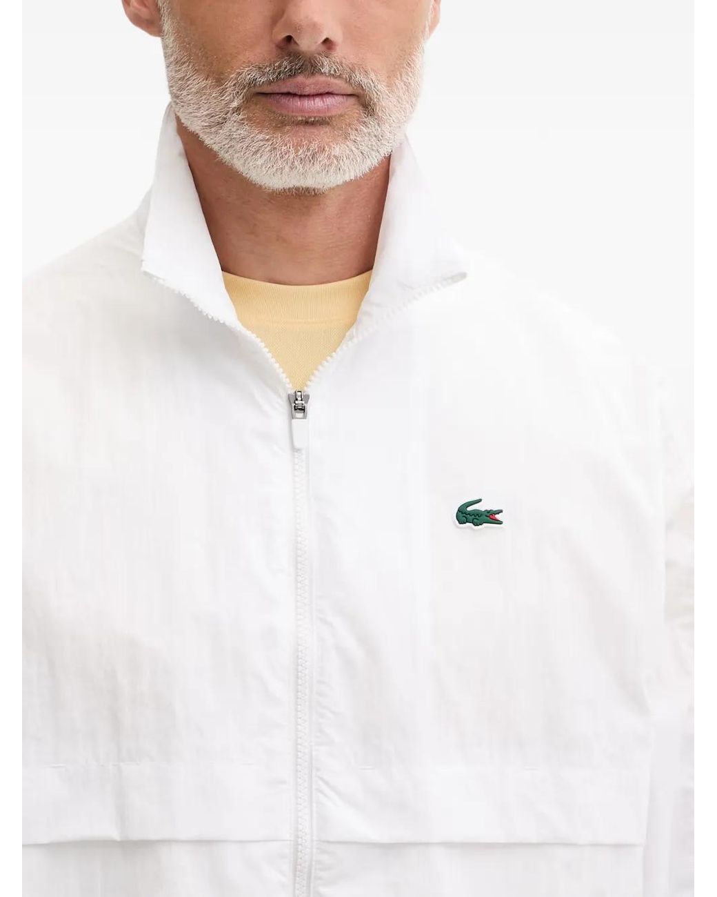 Lacoste White X Novak Djokovic Tennis Tracksuit for men