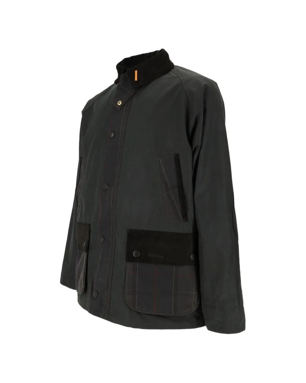 Barbour Black Icons Patch Bedale Wax Jacket for men