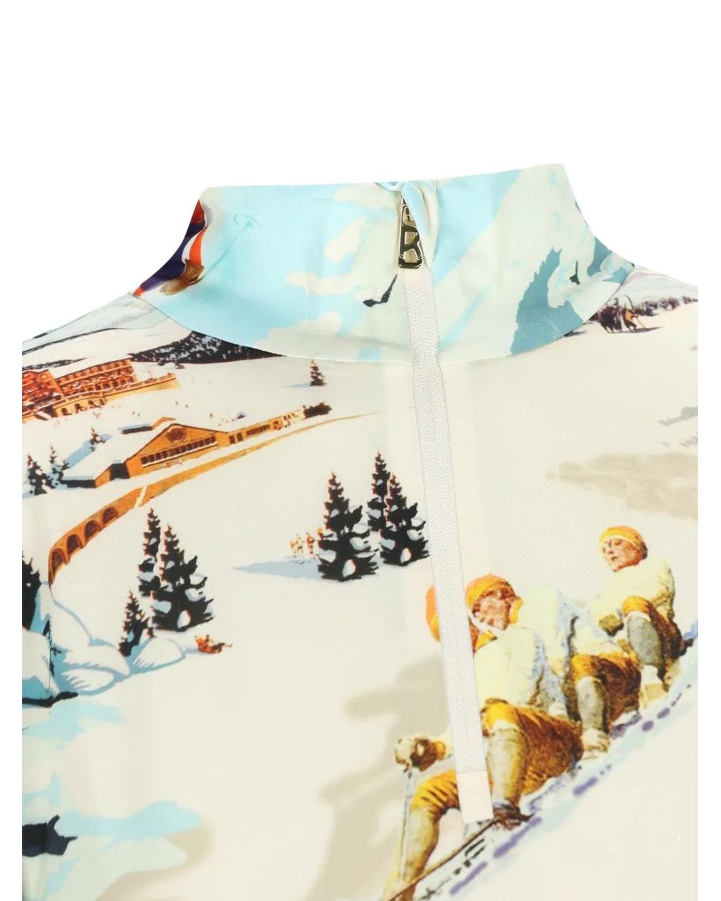 Bogner White Graphic-Print Beline Sweater
