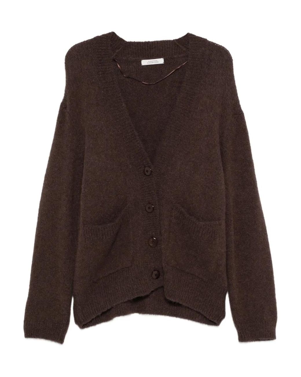 Dorothee Schumacher Brown Loving Touch Buttoned Cardigan