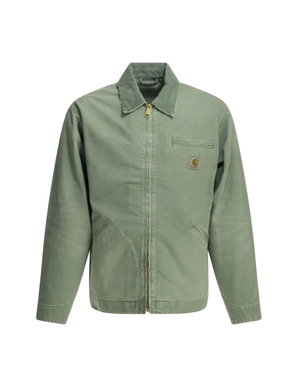 Carhartt Green Og Detroit Canvas Jacket for men