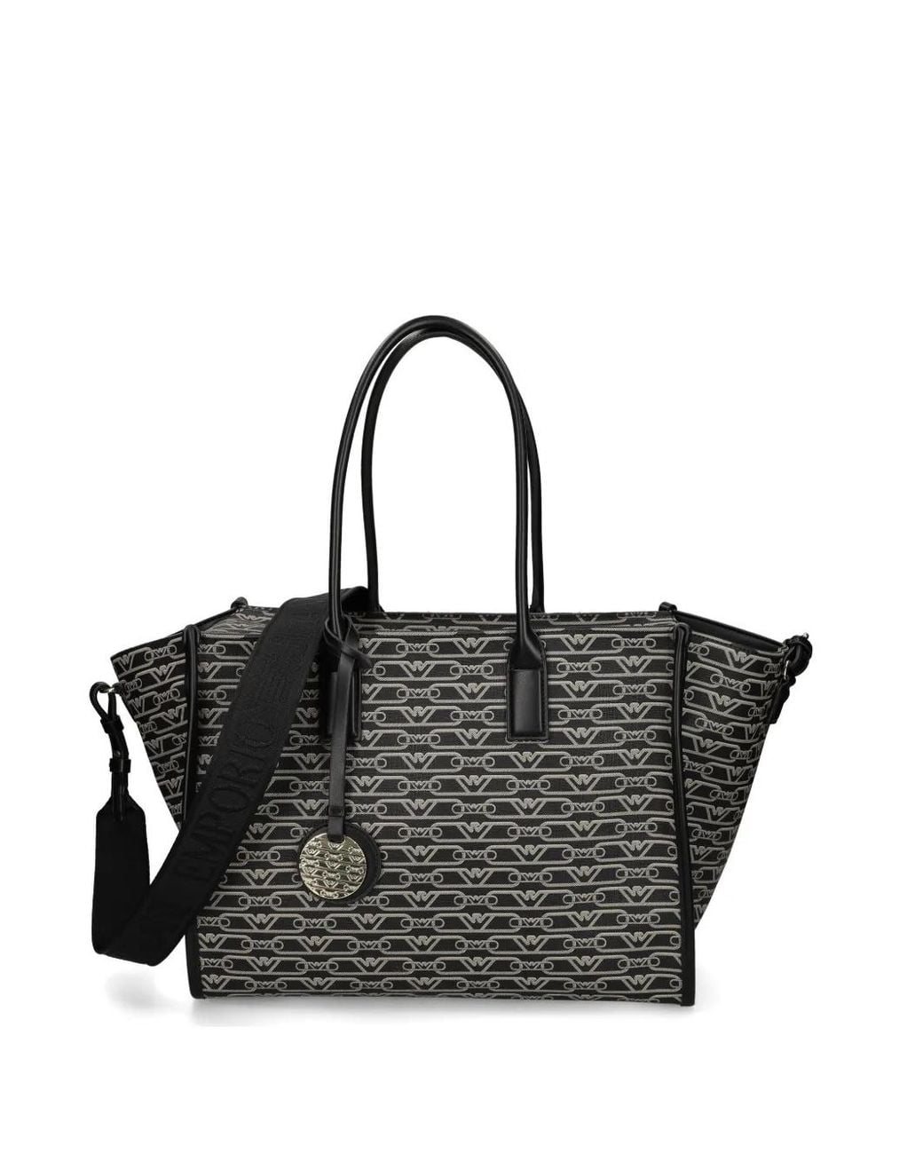 Emporio Armani Black Medium Shopping Bag