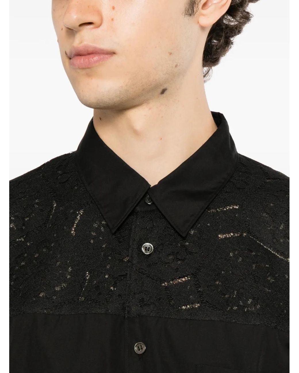 Comme des Garçons Black Chest-Pocket Shirt for men