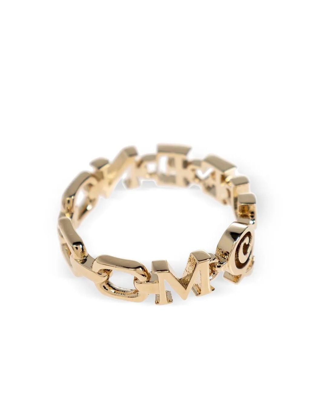McQueen Metallic Ring Mit Logo-Verzierung