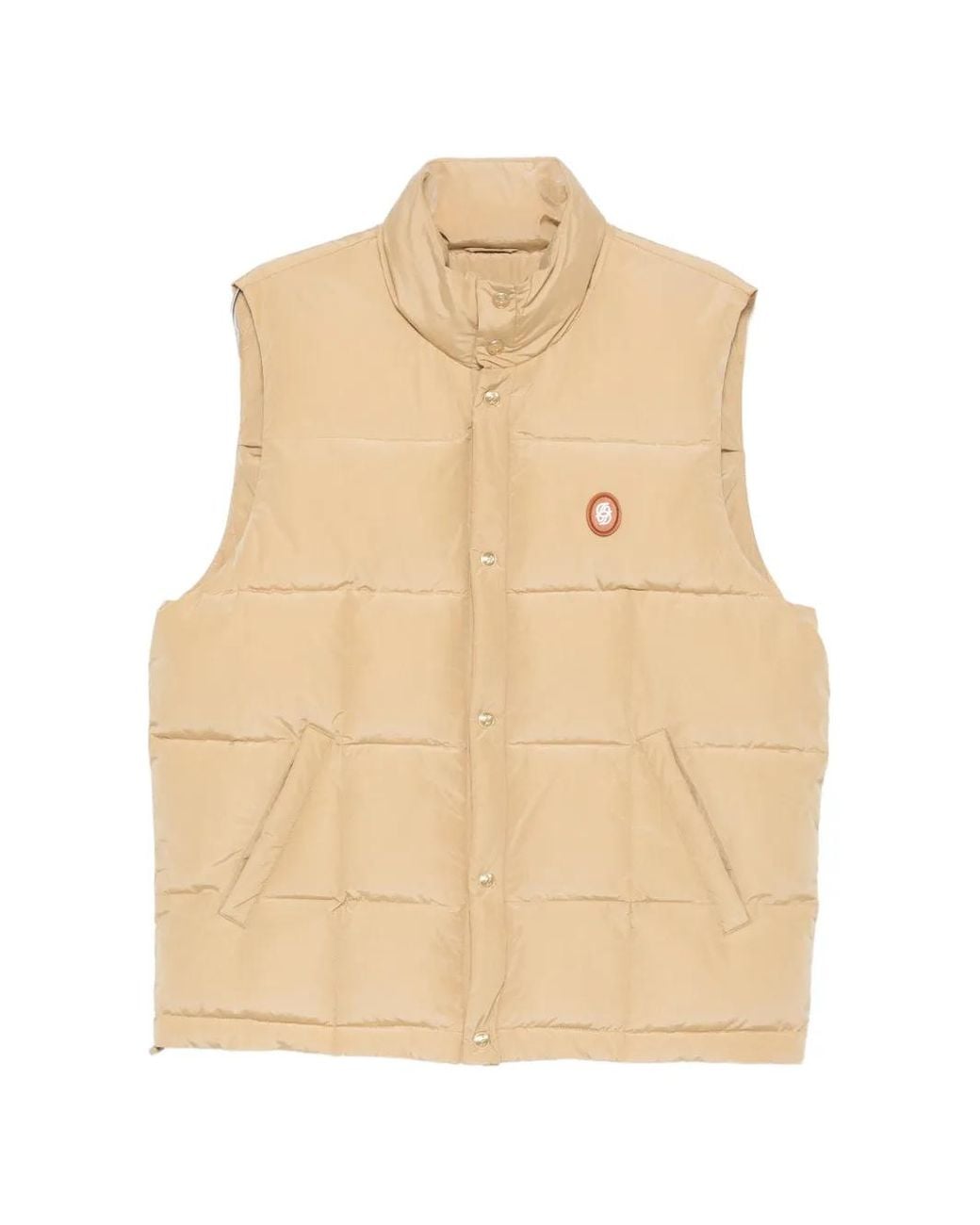 Drole de Monsieur Natural Quilted Padded Gilet for men