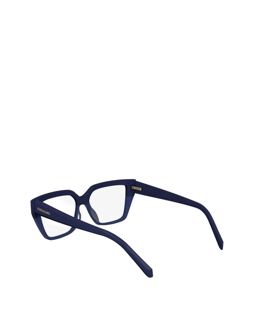 Occhiali Squadrati di Ferragamo in Blue da Uomo