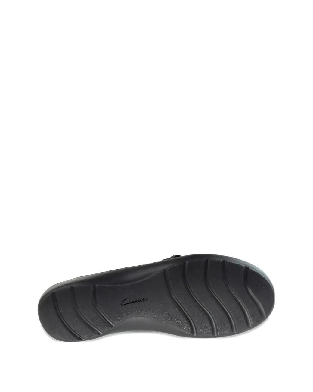 Clarks Gray Cora Daisy Strap-Detail Loafers