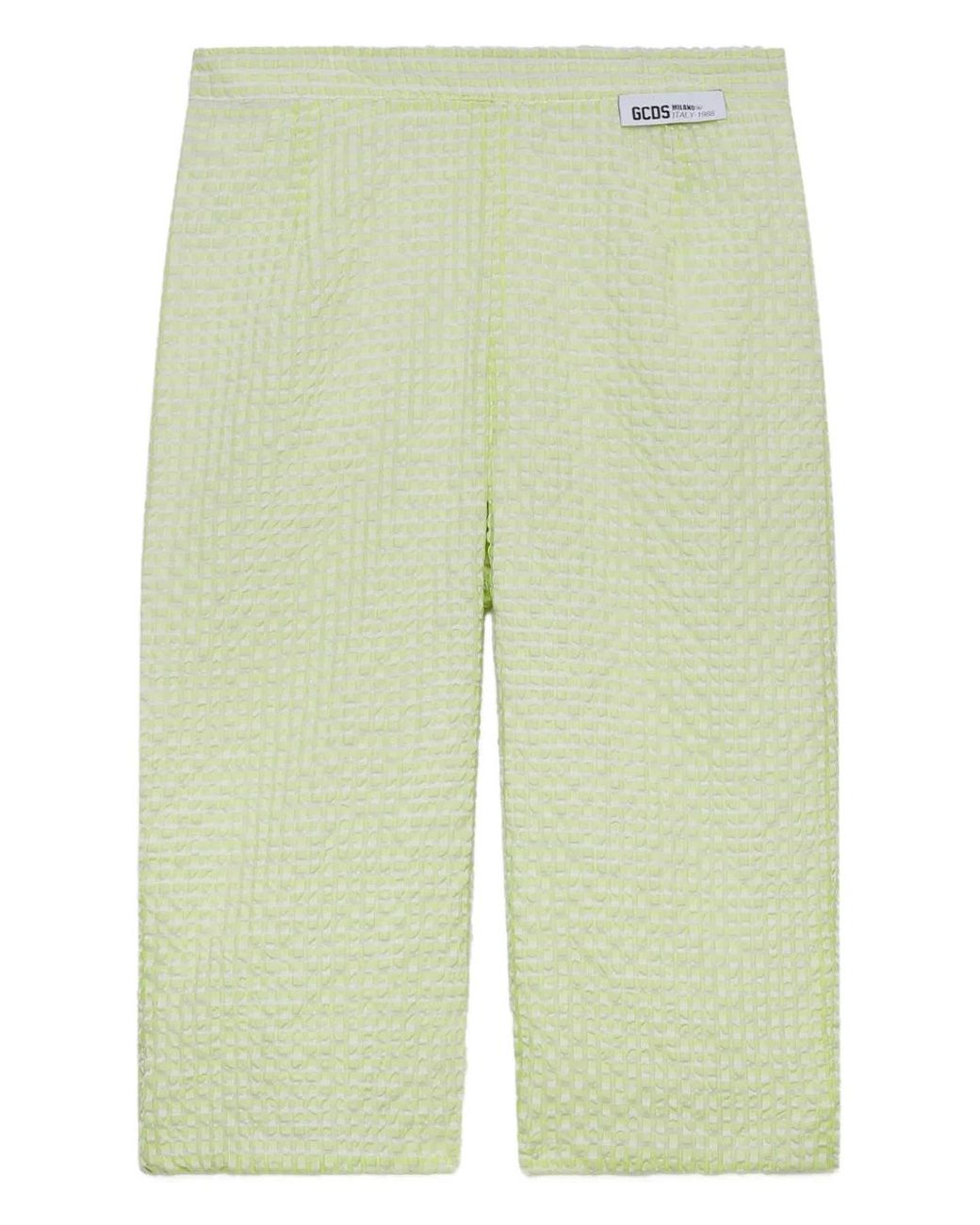 Gcds Vichy Capri Broek in het Green