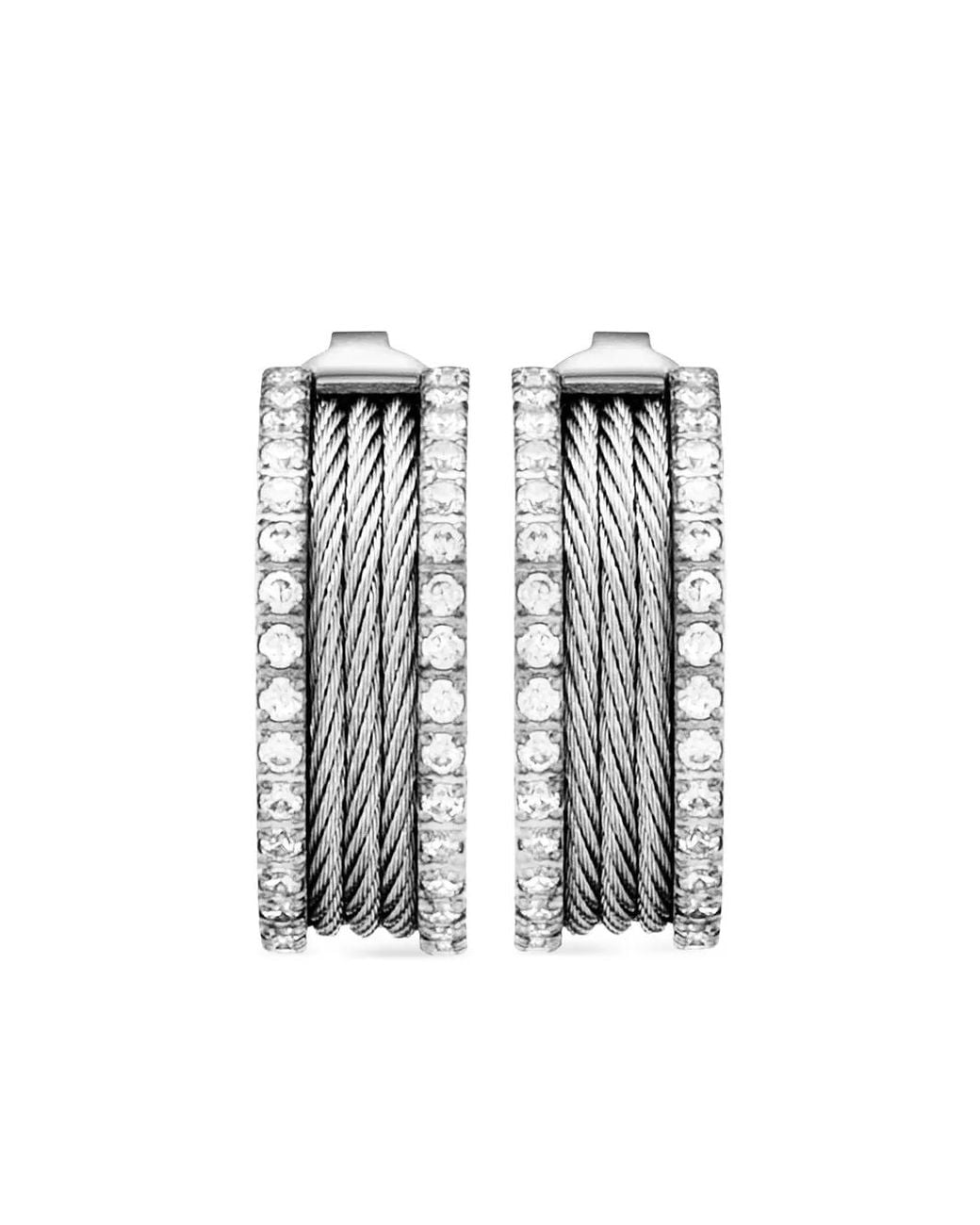 Charriol White Forever Magnifique Earrings