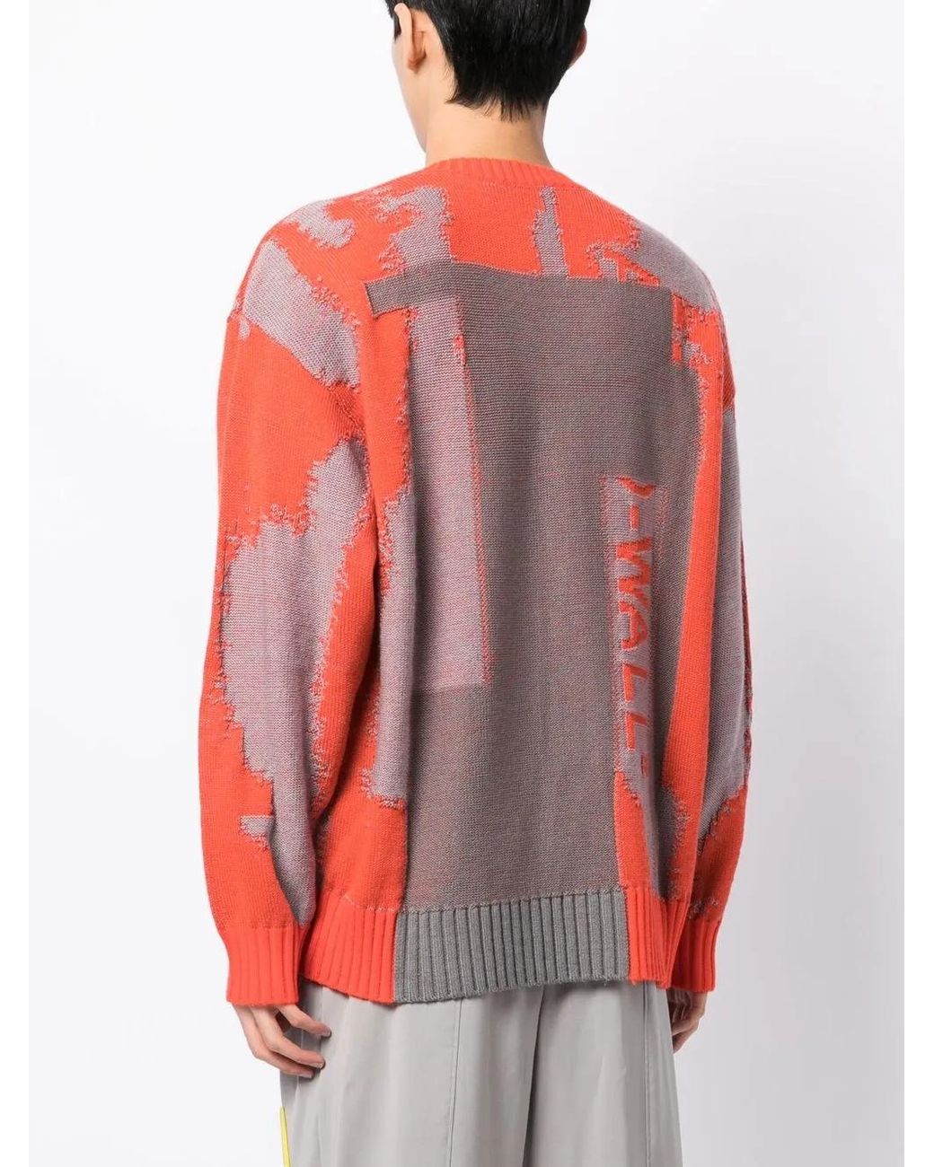 A_COLD_WALL* Pink Erosion Oversize Jumper for men