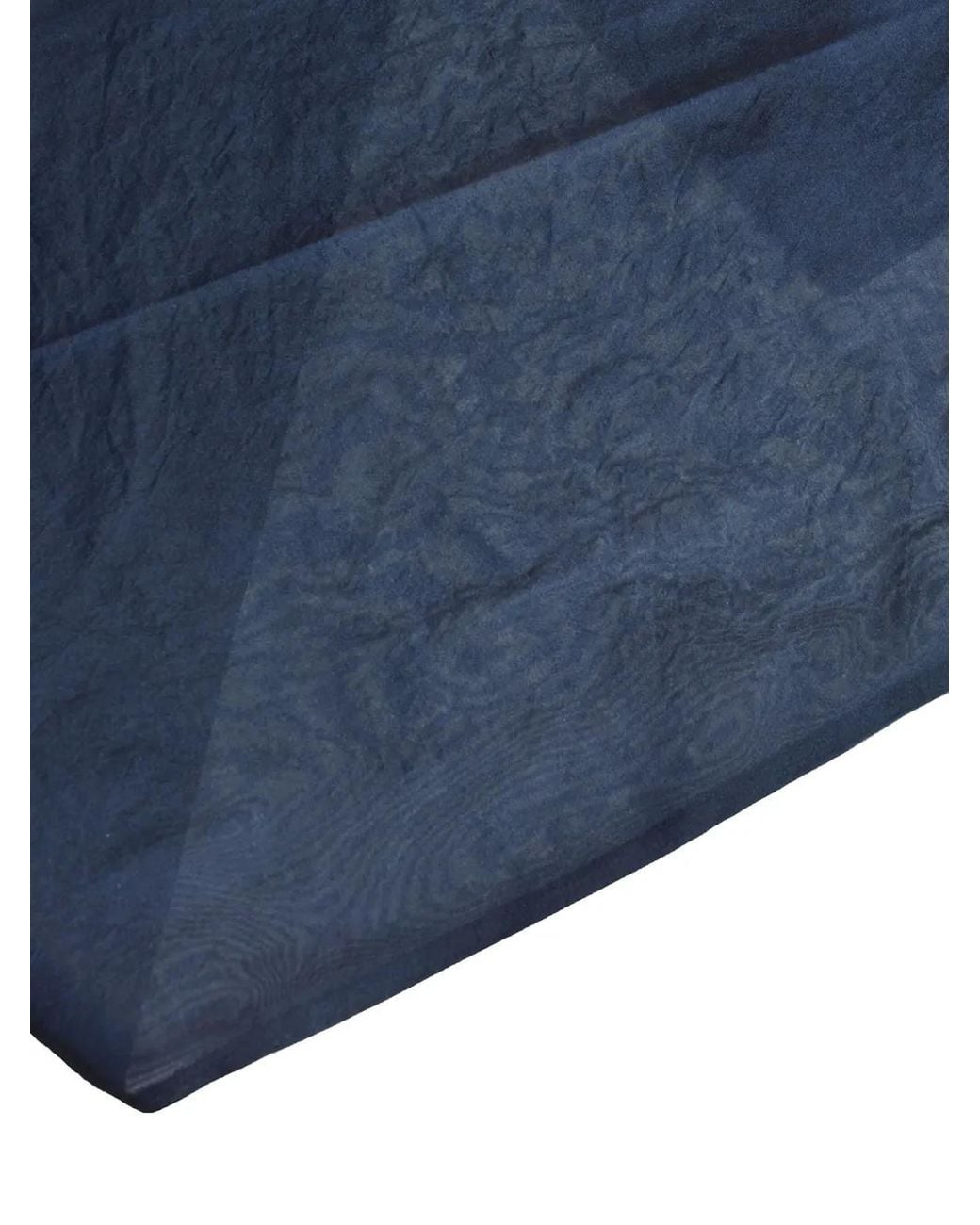 Max Mara Blue Rectangular-Shape Scarf