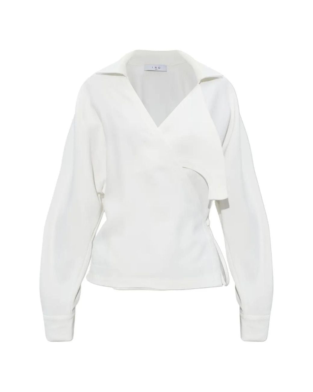 IRO White Heloa Tie-Waist Jacket