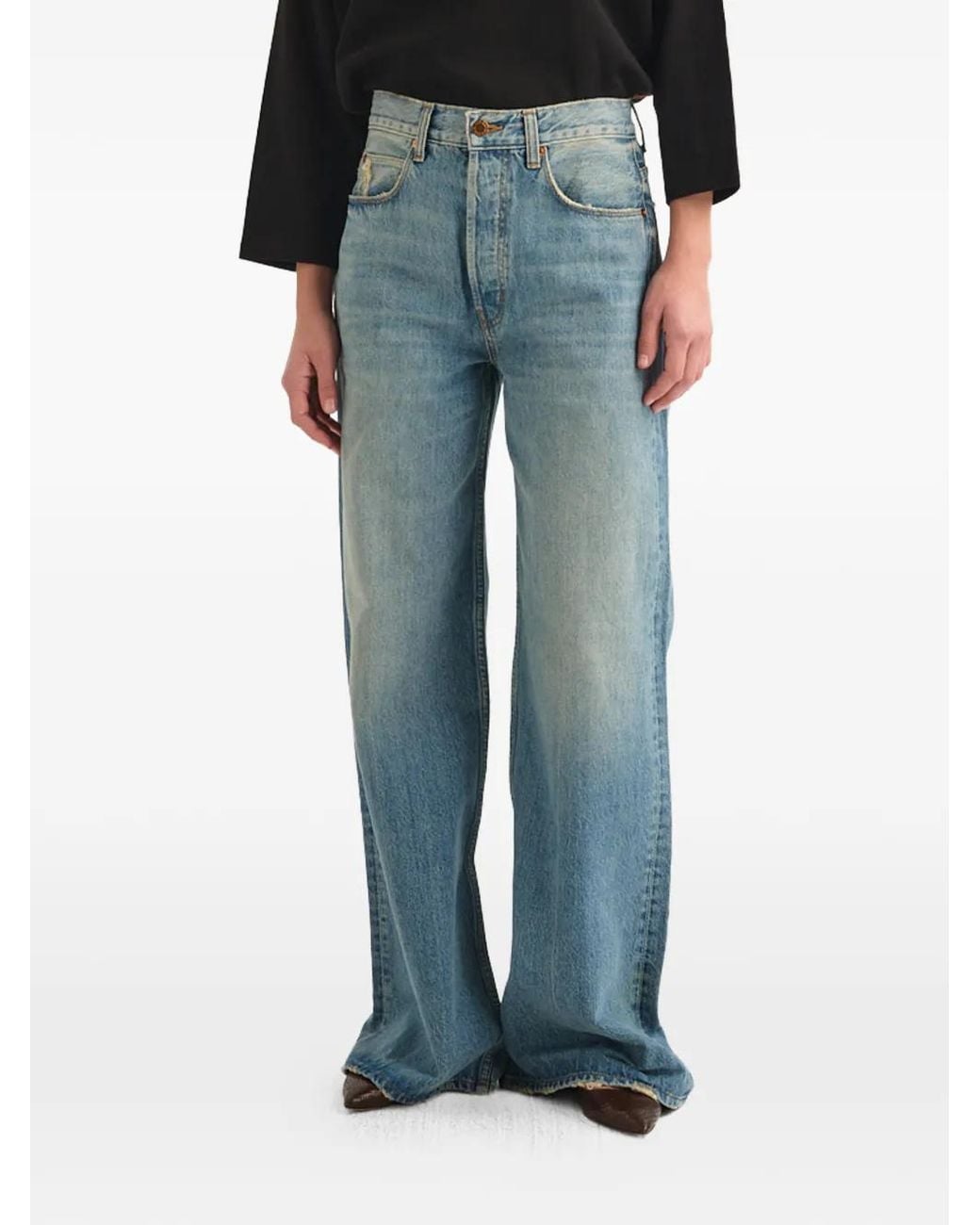 Jamie Haller Blue Lax Wide Jeans