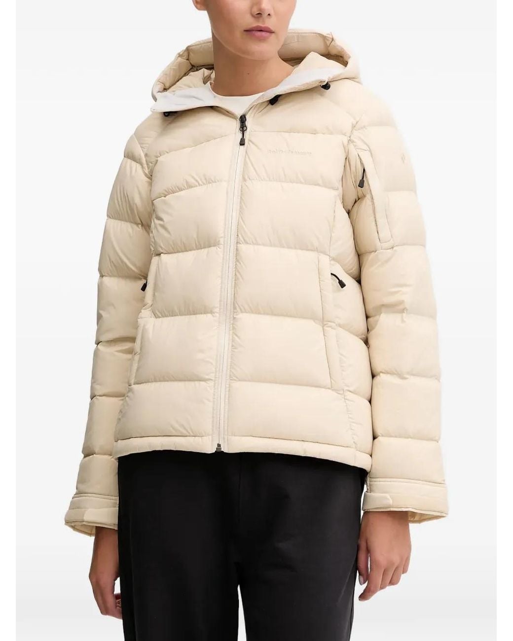 Peak Performance Natural Hooded Padded Jacket