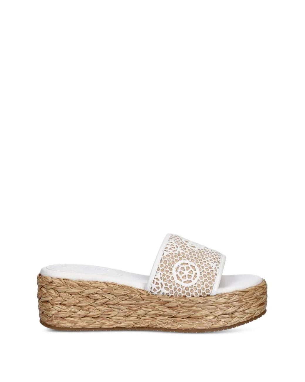 Guess White Binata Mesh Sandals