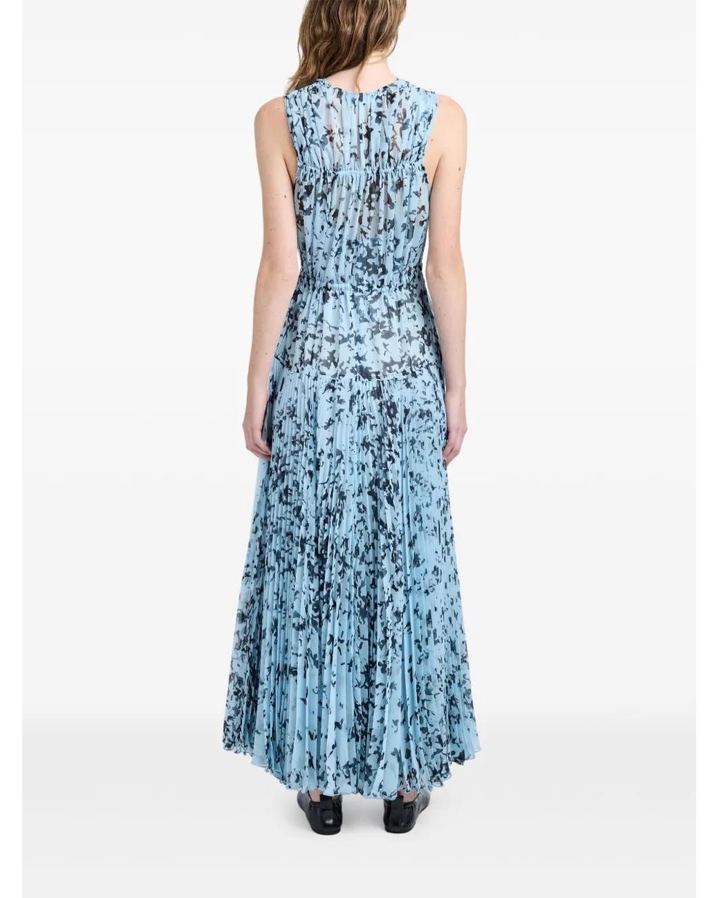Proenza Schouler Blue Pat Dress