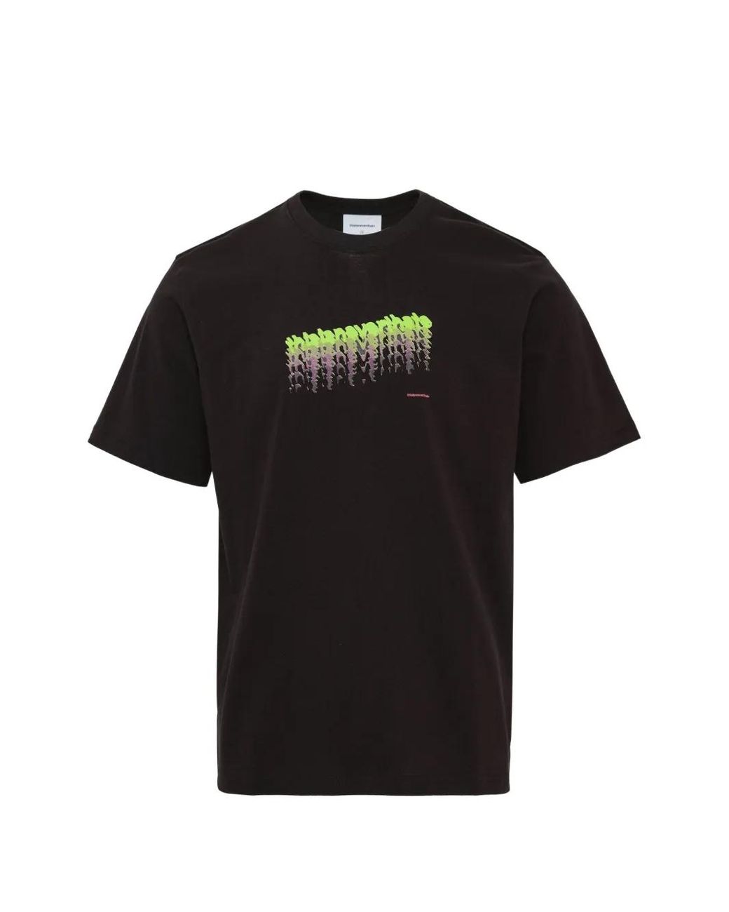 Thisisneverthat Black T-Shirt Ambiguous À Logo Imprimé for men