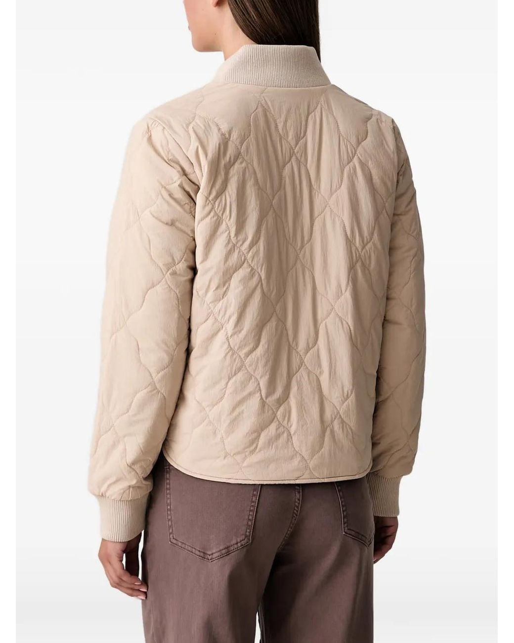 Scotch & Soda Natural Reversible Quilted Bomber Jacket