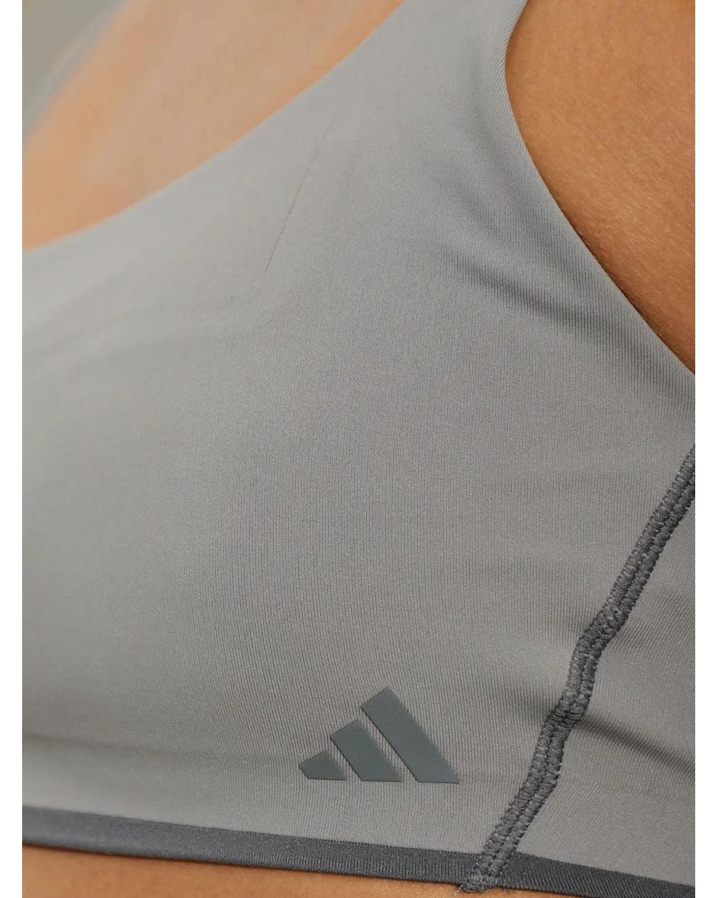 Adidas Gray X Entire Studios Optime Training Low Support Bra