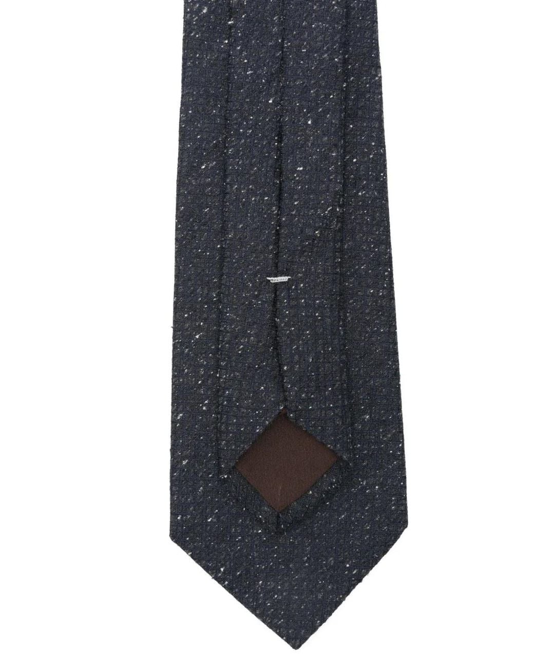 Canali Blue Speckled Silk Tie for men
