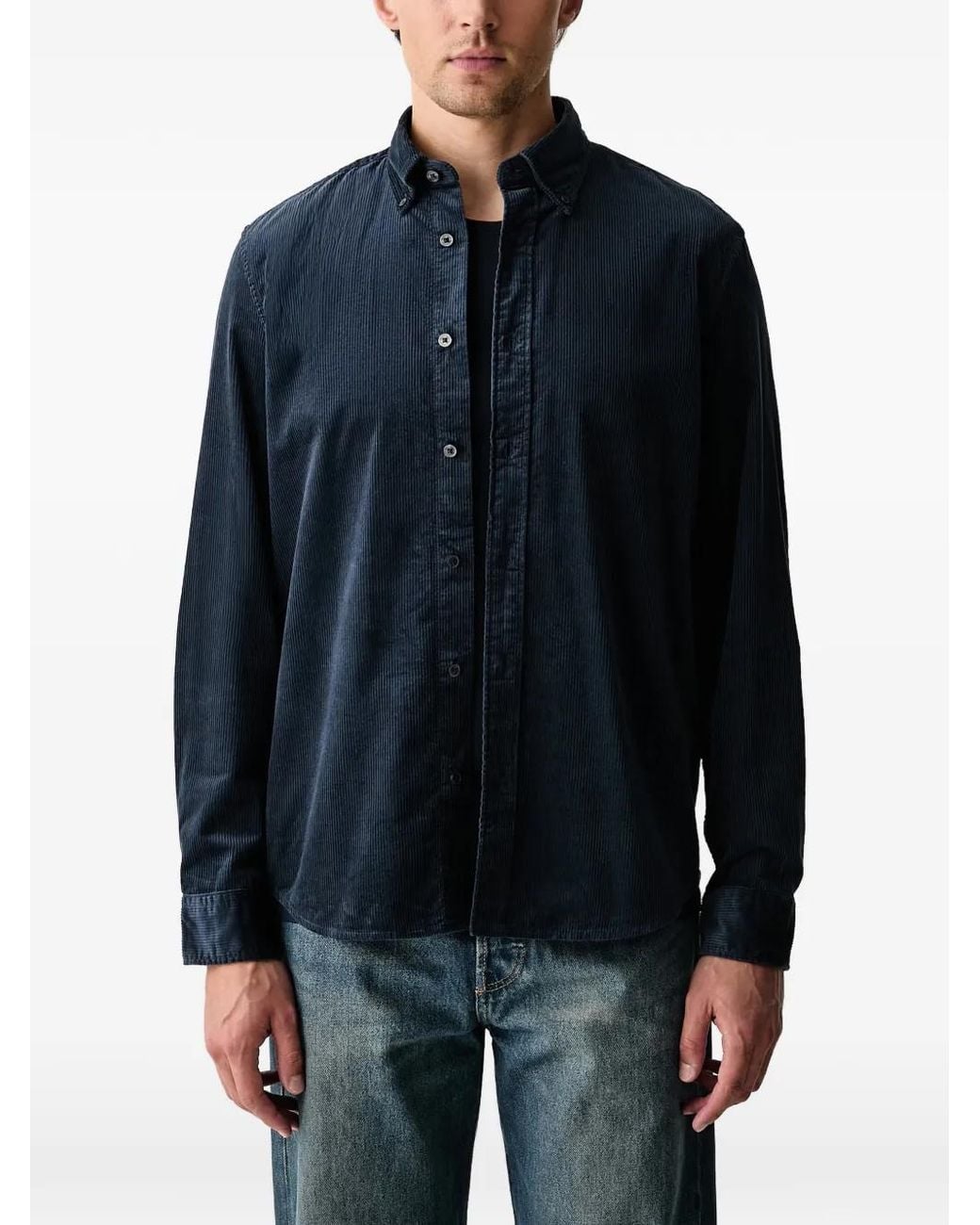 Marc O' Polo Blue Chemise En Velours Côtelé for men