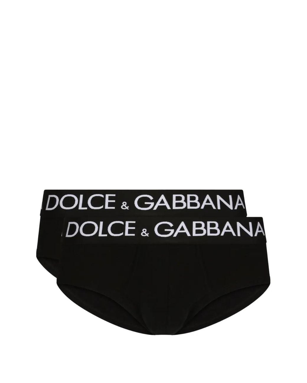 Dolce & Gabbana Black Cotton Brief for men