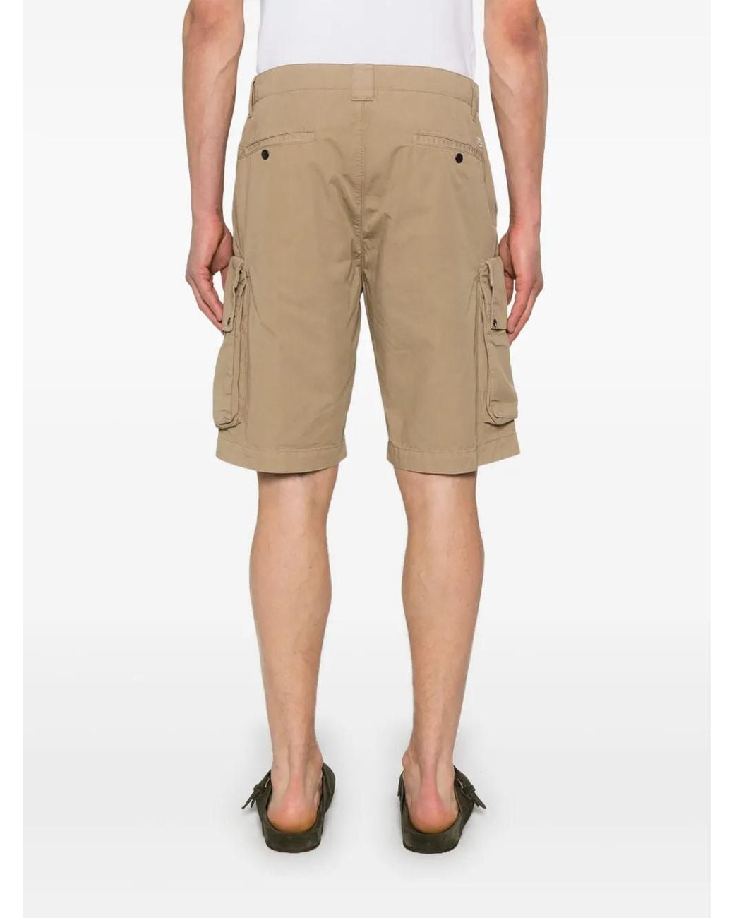 C P Company Natural Shorts for men