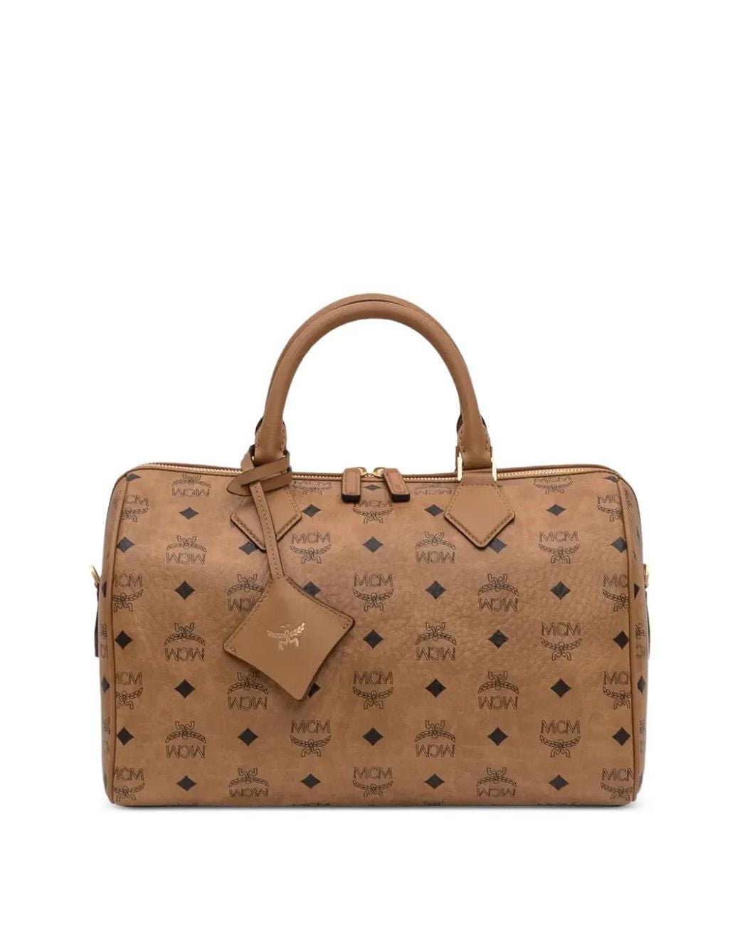 MCM Brown Medium Ella Tote Bag