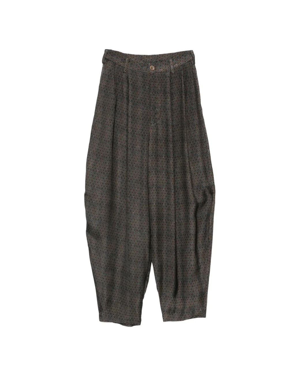 Uma Wang Gray Piper Trousers