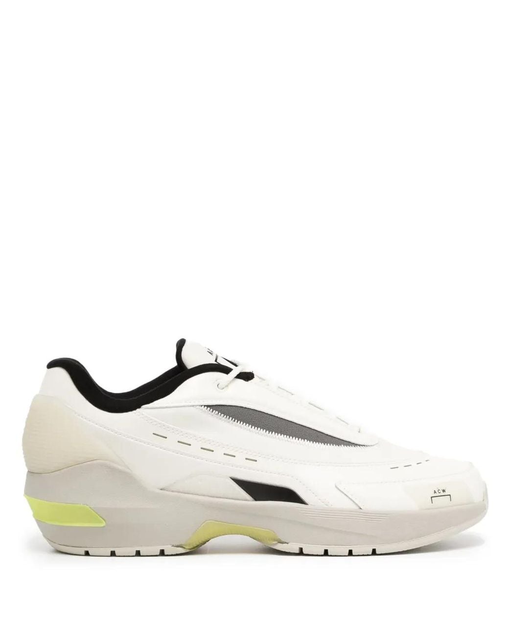 A_COLD_WALL* White Vector Low-Top Sneakers for men