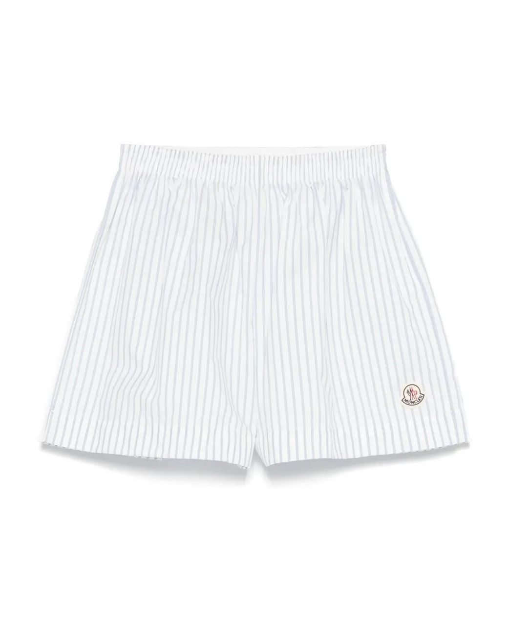 Moncler Gestreepte Shorts in het White