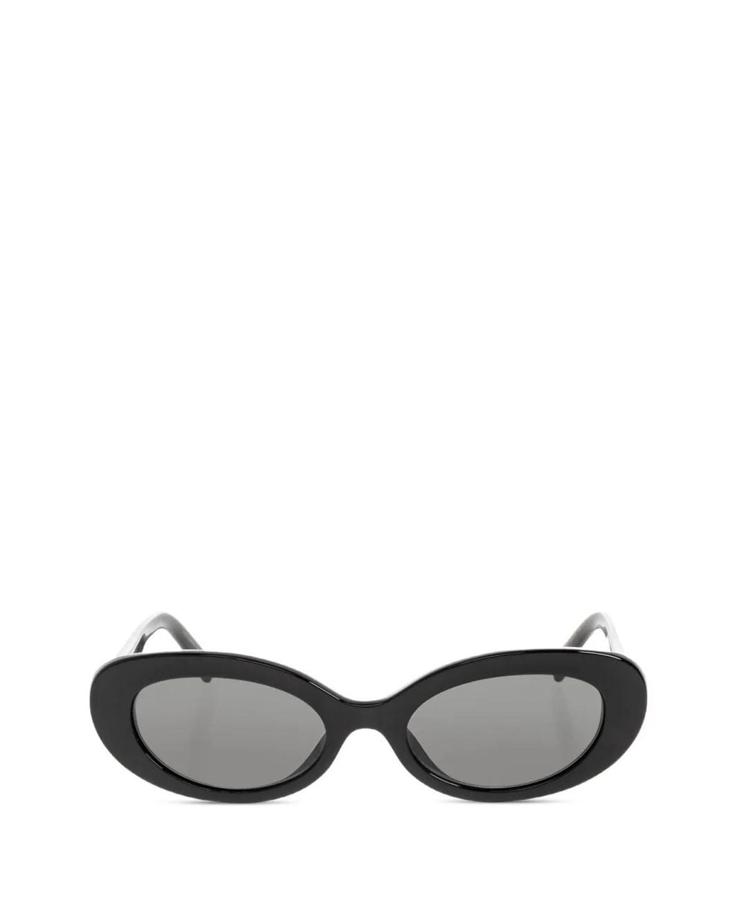 Dolce & Gabbana Gray Lunettes De Soleil Devotion À Monture Ovale