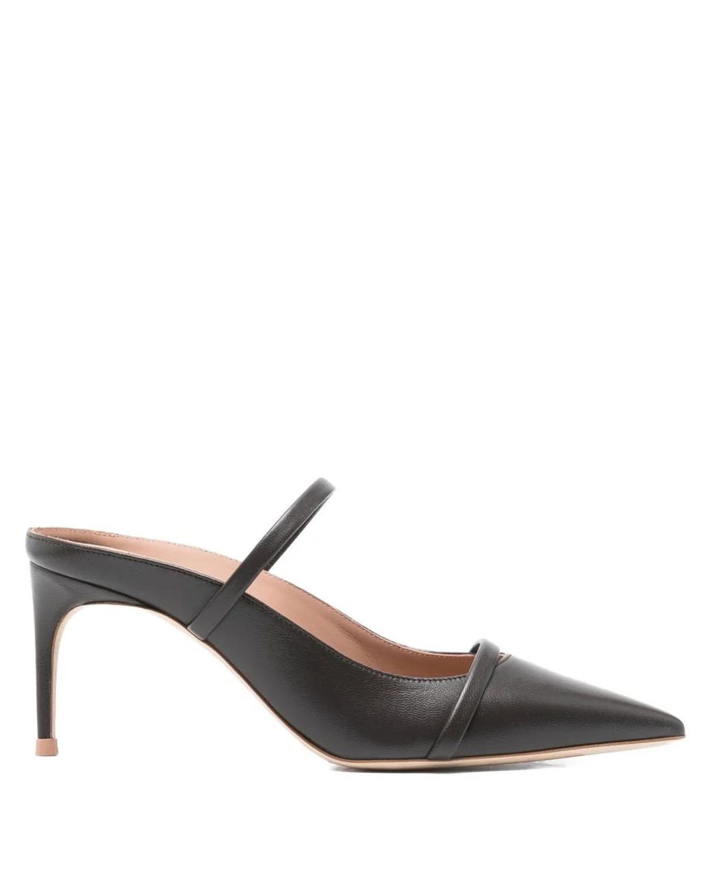 Malone Souliers Brown 70Mm Leather Pointed-Toe Mules