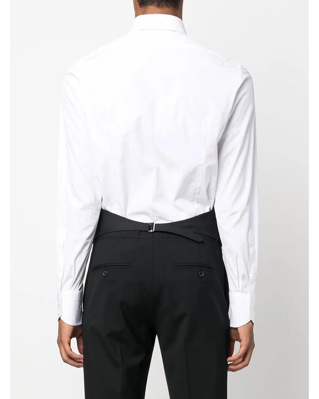 DSquared² Black Button-Front Cummerbund for men