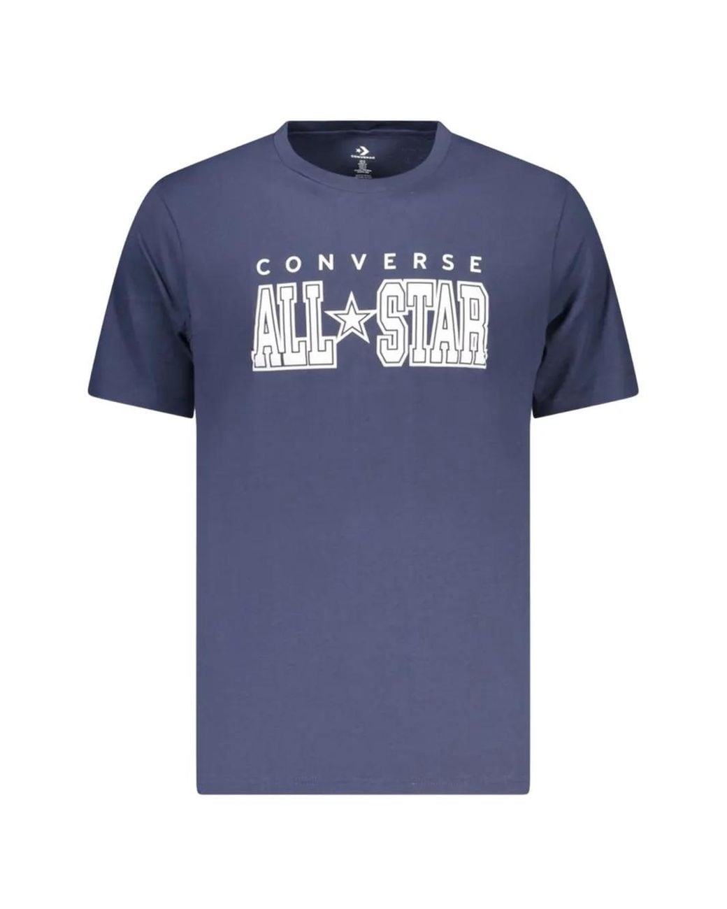 Converse Blue All Star Logo-Print T-Shirt for men