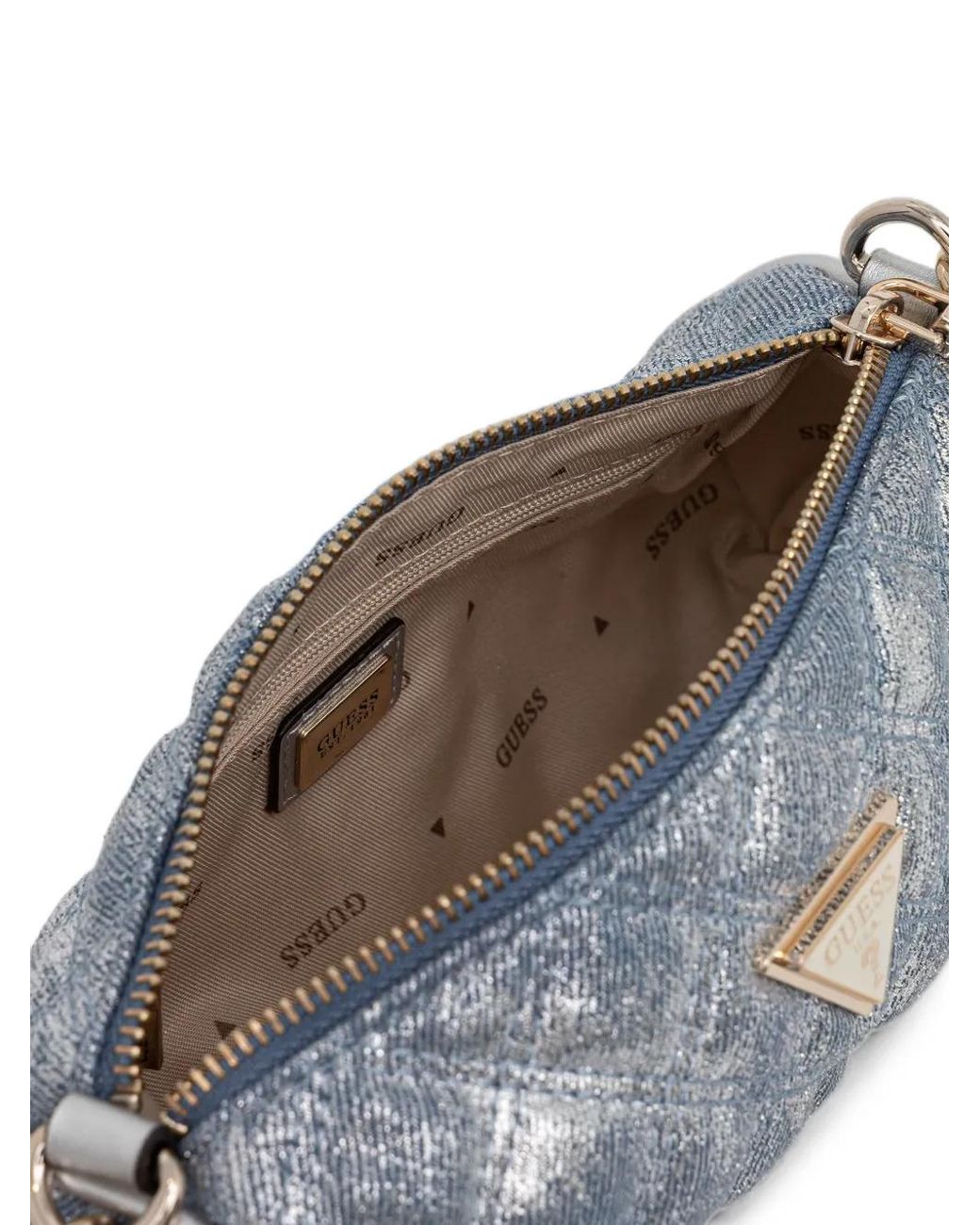 Guess White Giully Crossbody Bag