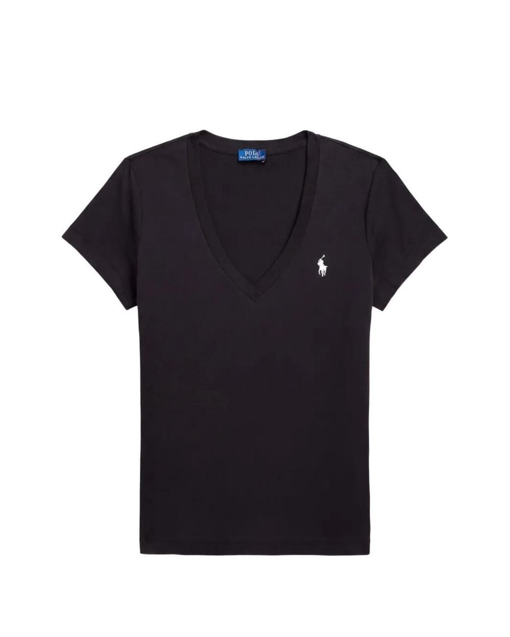 Polo Ralph Lauren Black Pony V-Neck T-Shirt