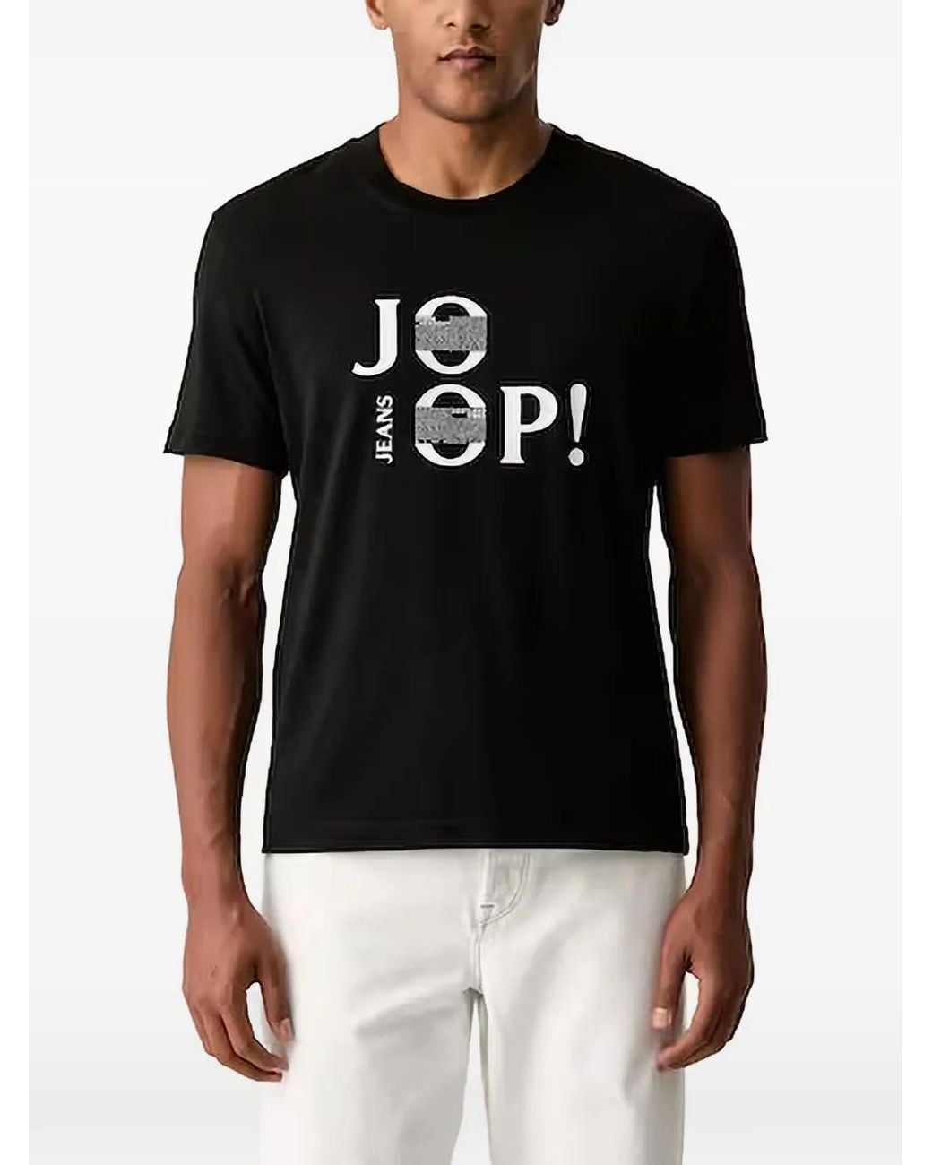 Joop! Black Logo-Print T-Shirt for men