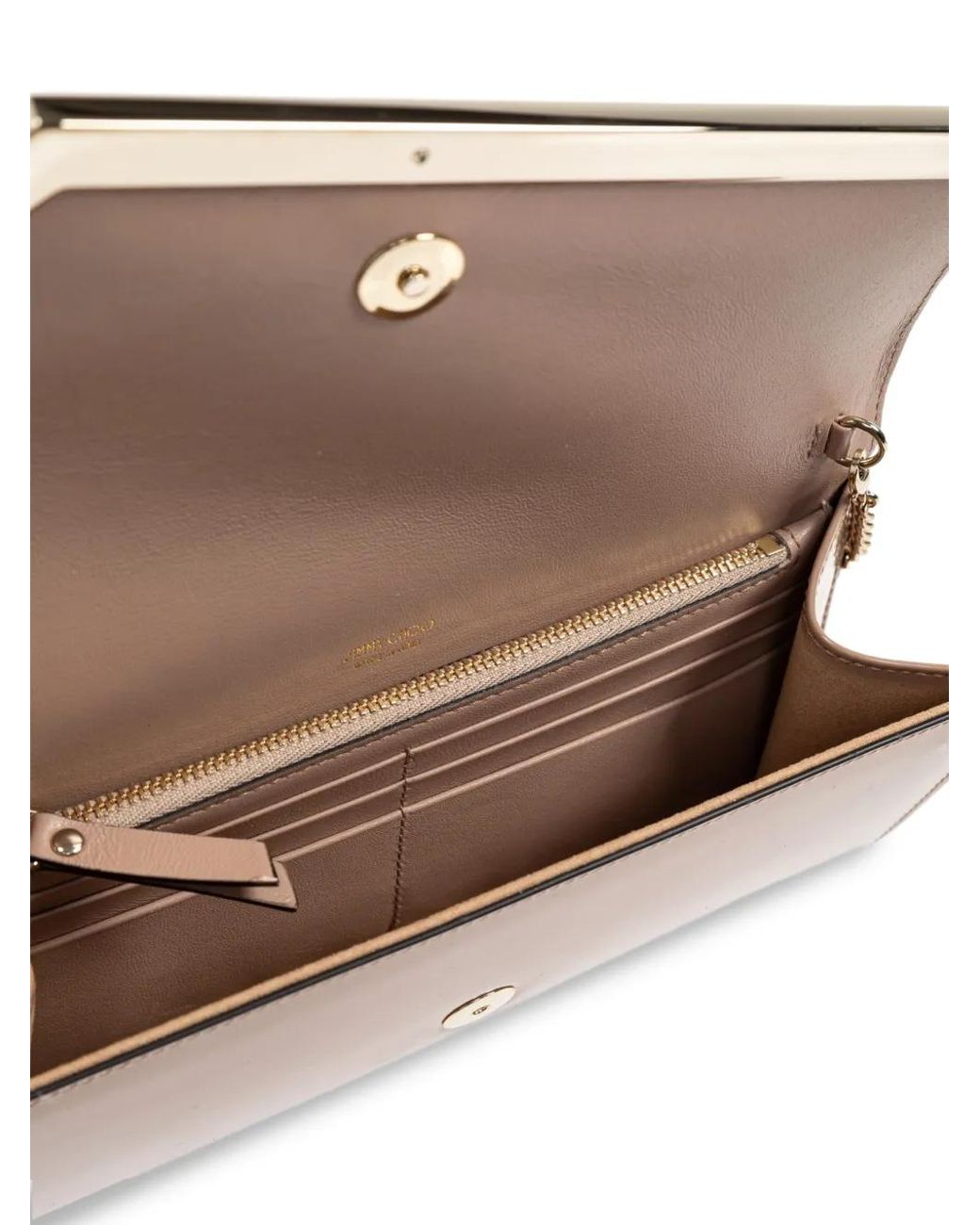 Jimmy Choo Natural Emmie Clutch Bag