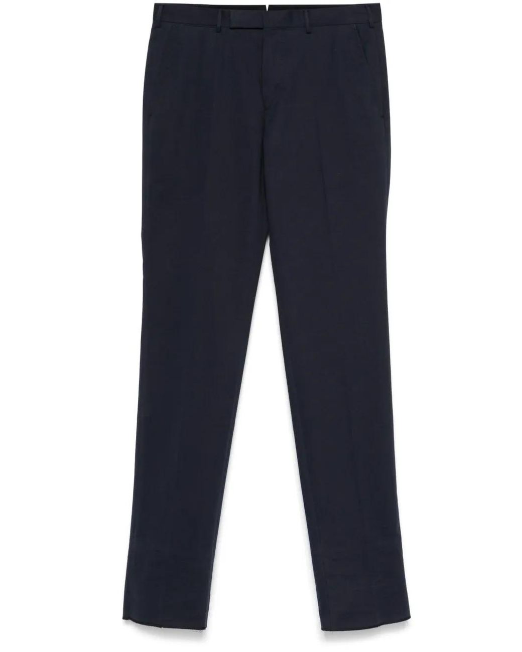 Zegna Blue Slim Trousers for men