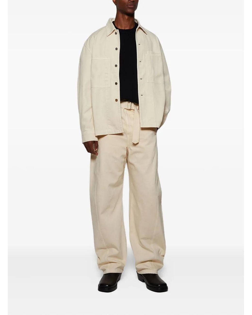 Bode Black Crew-Neck Sweater for men