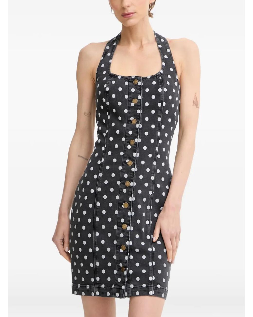 Guess Black Mini Dress Sleeveless